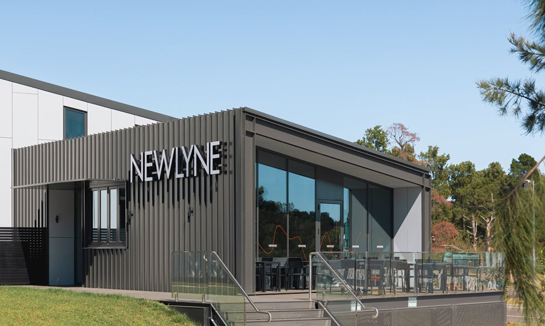 Newlyne outdoor dining and café seating area Lyneham Canberra