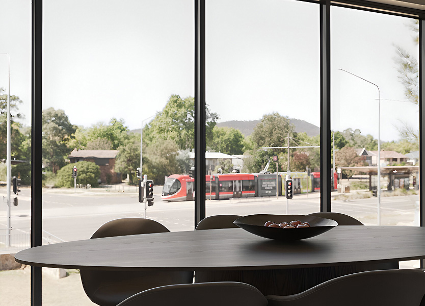 NEWLYNE location on Northbourne Avenue in Lyneham, Canberra with light rail access, bike paths and citywide connectivity