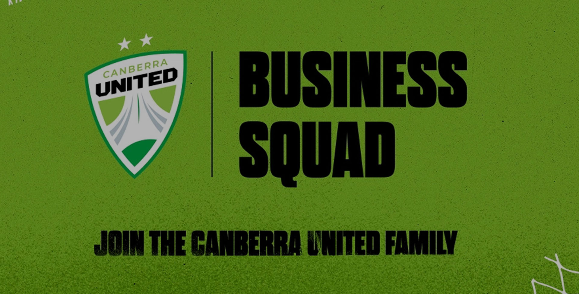 Canberra United Business Squad promotional banner