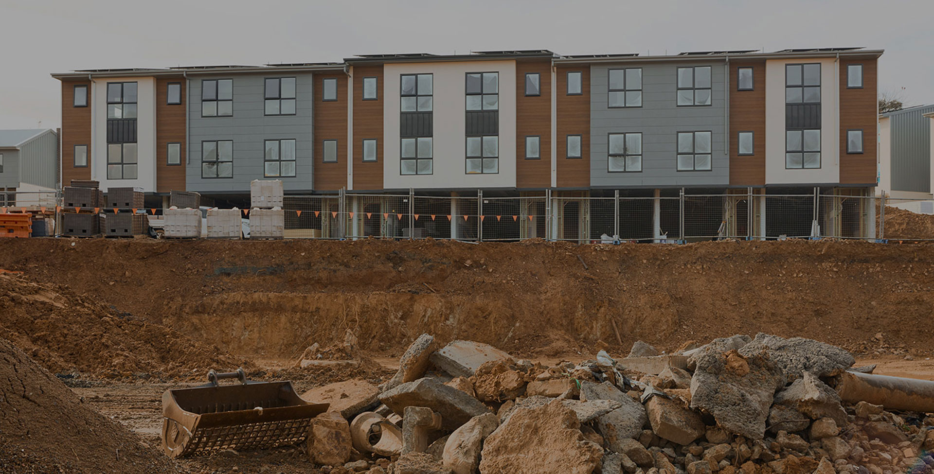 Construction progress at Bruce precinct redevelopment site