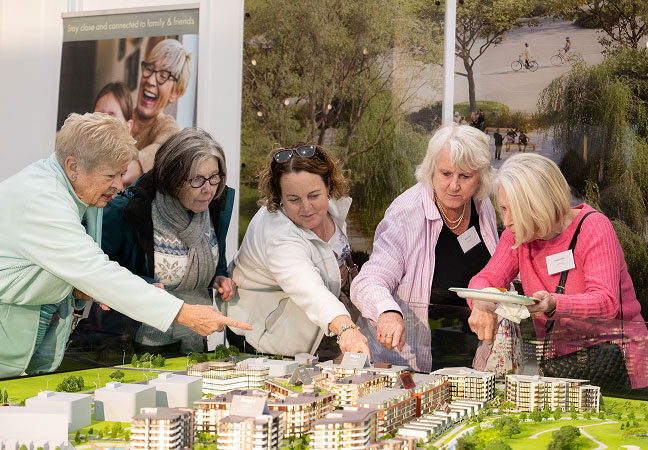 Community members taking part in ceremonial activities at the Sense of Yowani construction commencement event