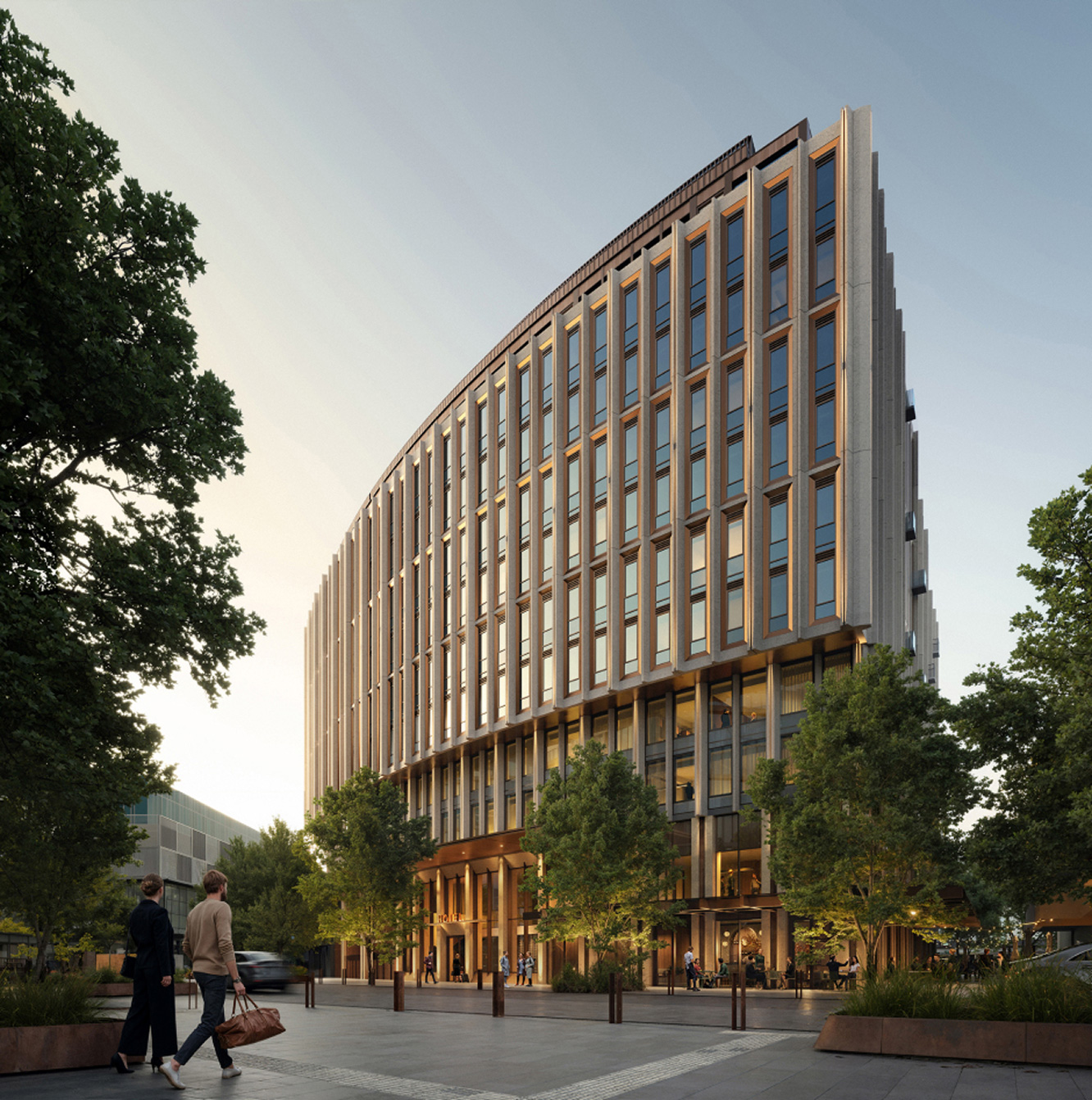 TP Dynamics and partners announcing Garema Place hotel project