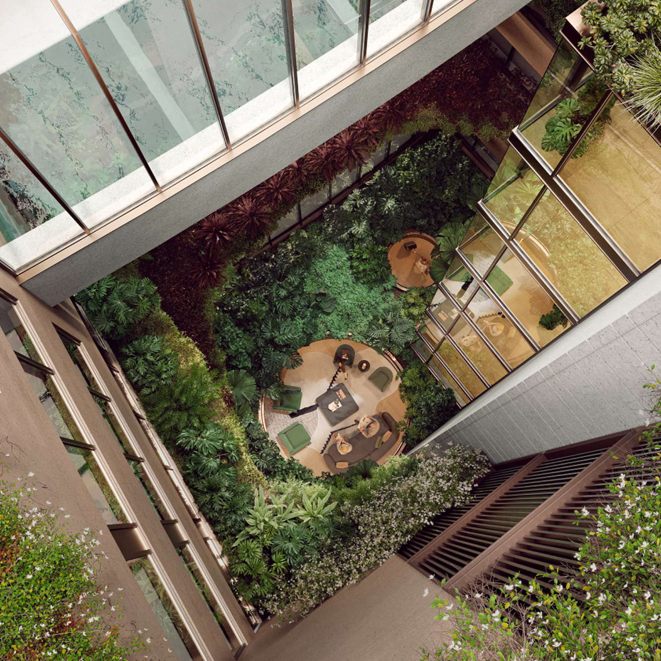 Architectural rendering of the upcoming Garema Place luxury hotel in Canberra