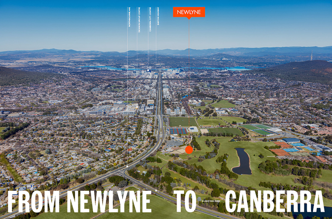 Light rail access and surrounding amenities near the Newlyne precinct
