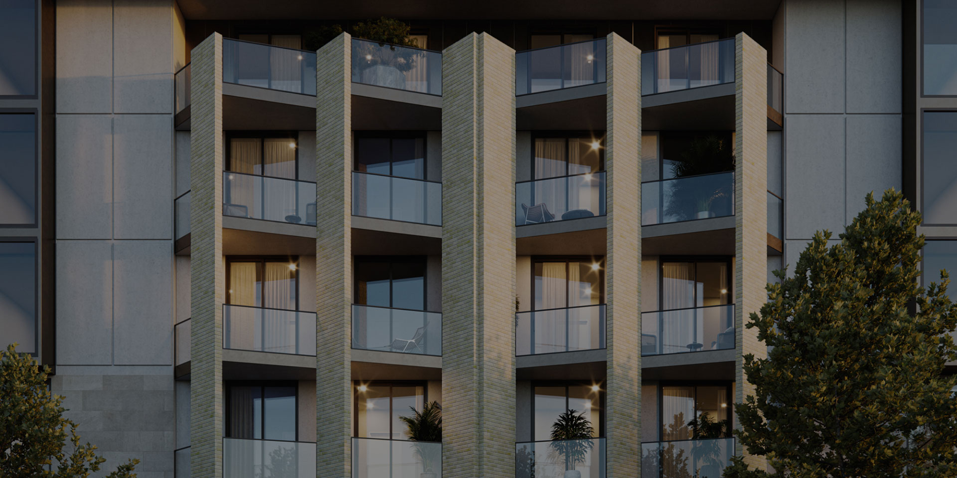 Exterior view of Mattone apartments within the Newlyne precinct, showcasing modern architecture and landscaped surroundings