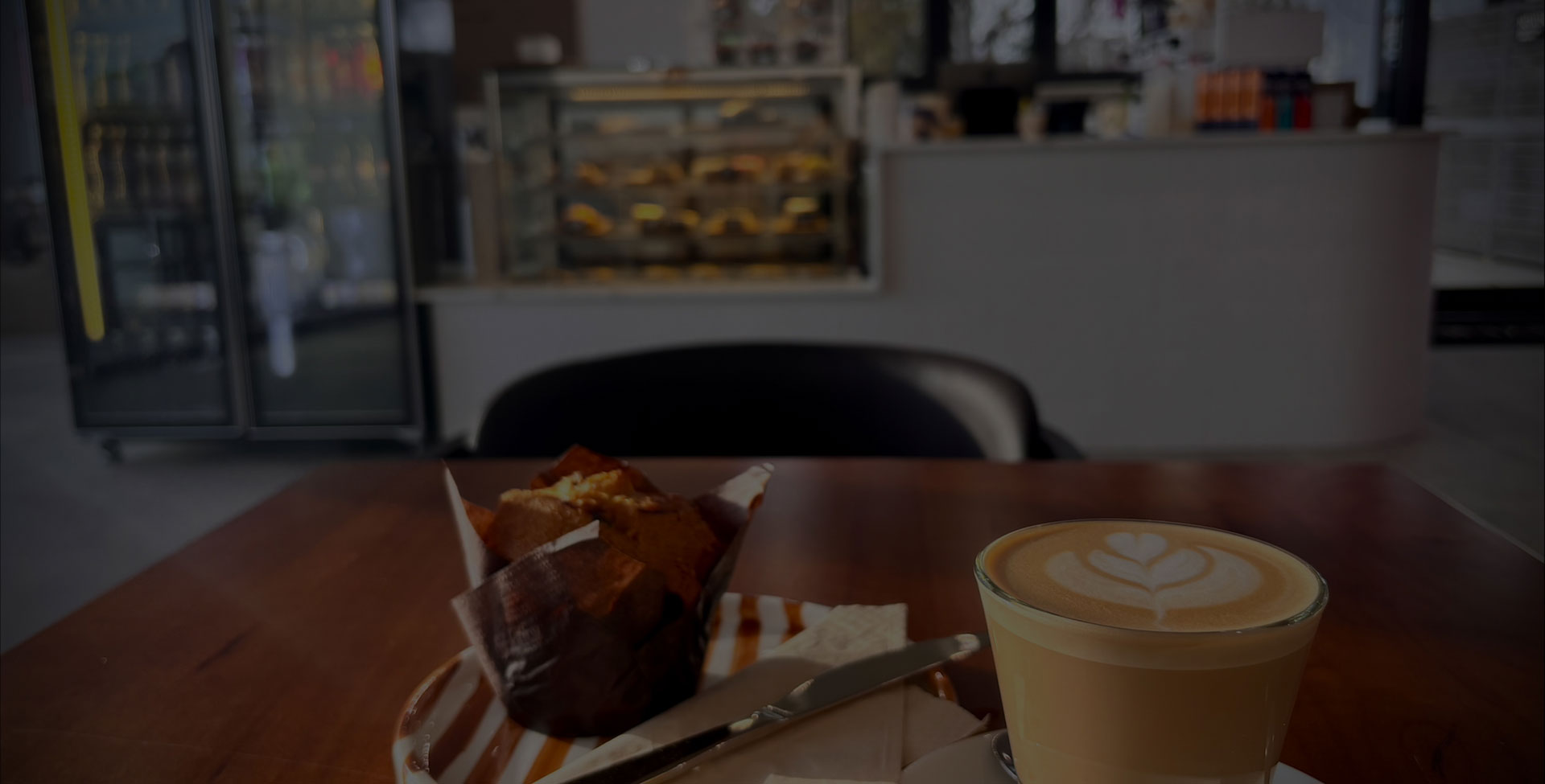 Now open: the Newlyne Display Suite Café serving coffee and pastries