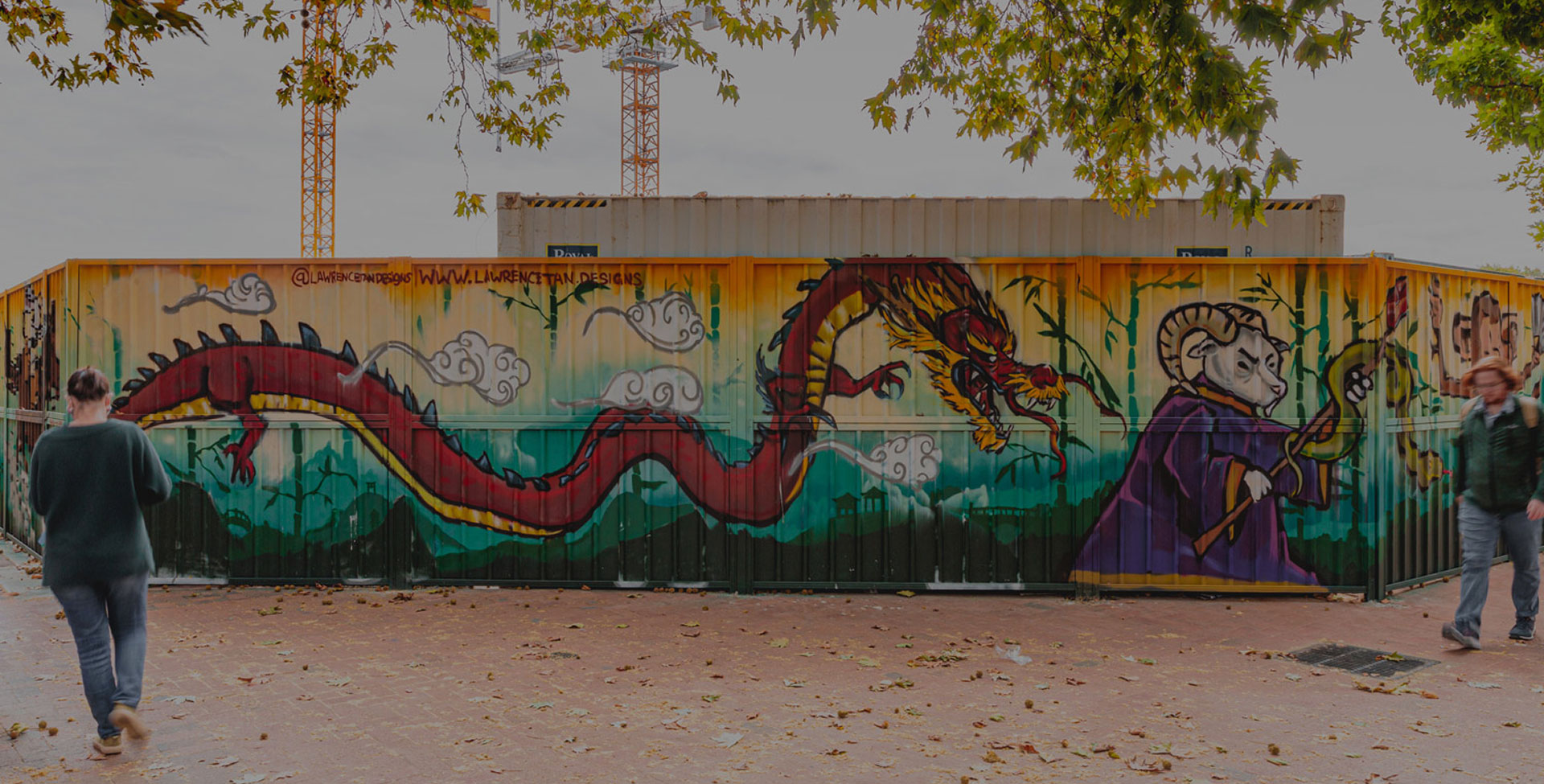 Construction progress at Bruce precinct redevelopment site