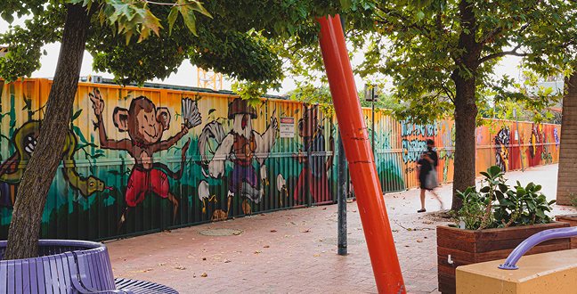 Multi-storey residences under construction at Bruce IVES development