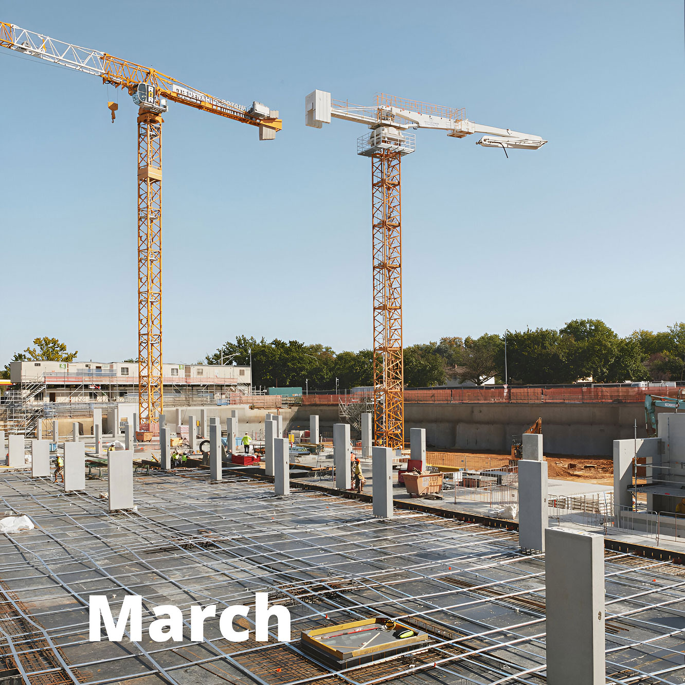 Inner courtyard view of completed residences at RISE and IVES precinct