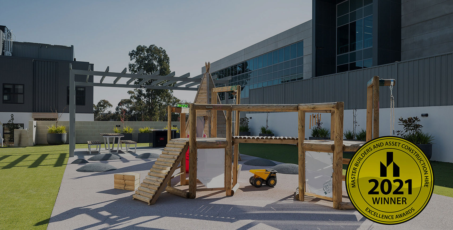 WISH residential playground and outdoor space at award-winning Bruce development