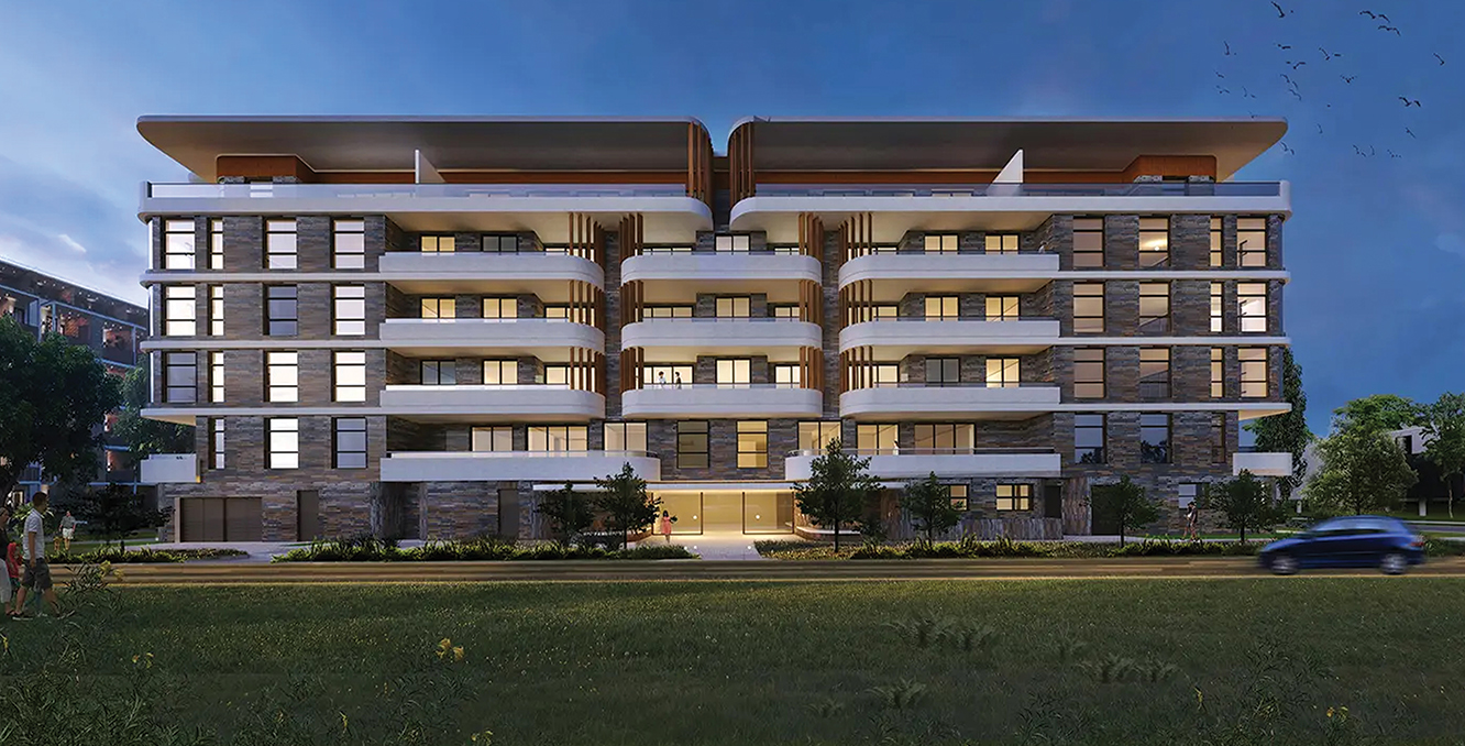 Sense of Yowani retirement living apartments in the Newlyne precinct by TP Dynamics in Canberra