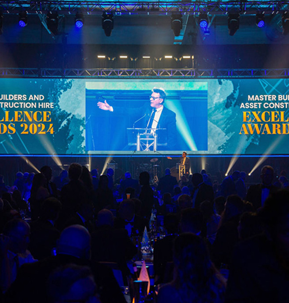 MBA Excellence Awards ceremony recognising TP Dynamics projects