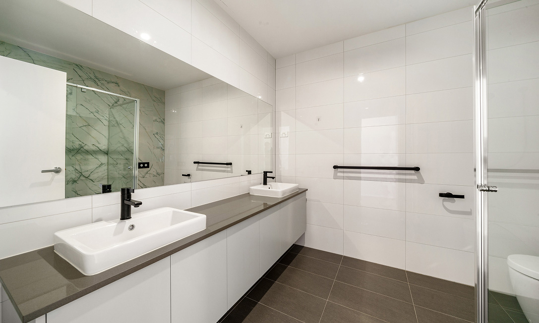 North-facing private courtyard at Nest III for calm indoor–outdoor living with generous light