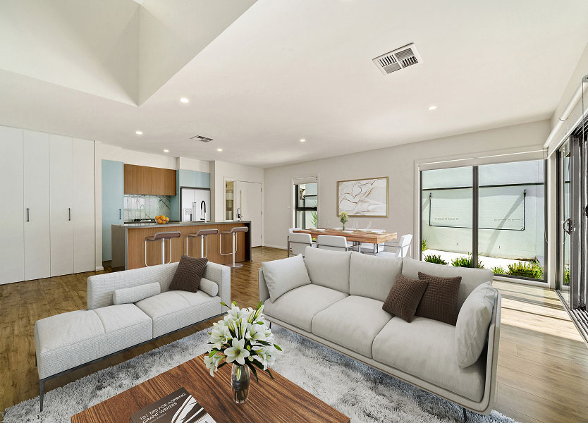 Contemporary residential villa development with minimalist design at Nest III, Lawson Canberra