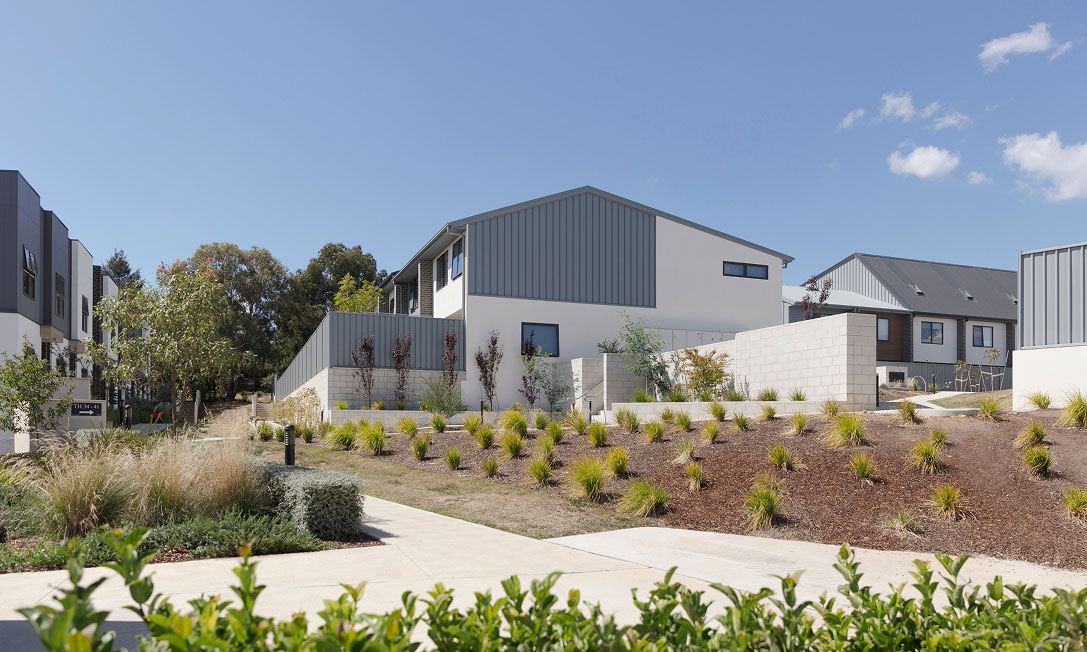Dual car parking with internal access — practical townhouse planning at RISE in Bruce, Canberra