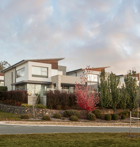Hillcrest at Weston modern minimalist townhouse living in Canberra by TP Dynamics