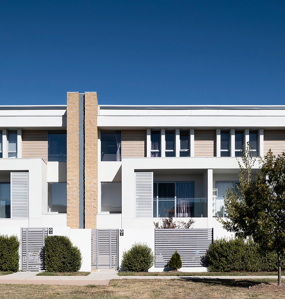 NEST II nature-integrated townhomes in Canberra by TP Dynamics